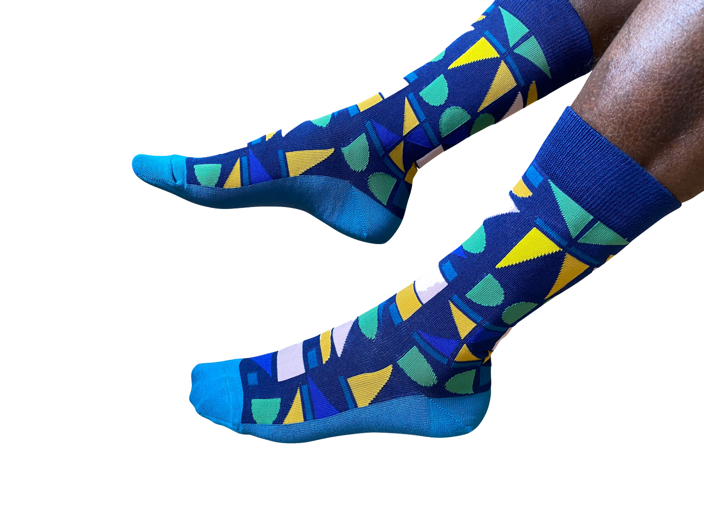 Made of Many - Bamboo Sock - Blue Multi Color