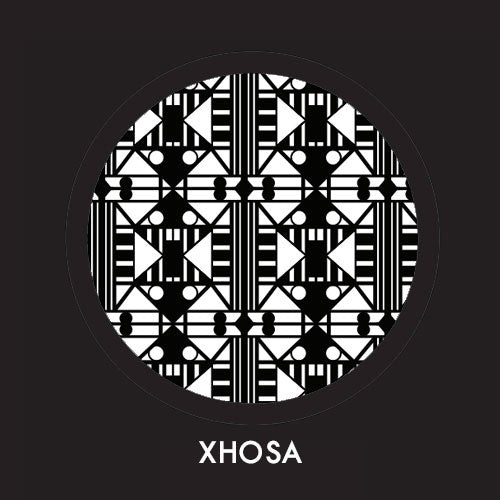 Xhosa - Bamboo Sock - Black White