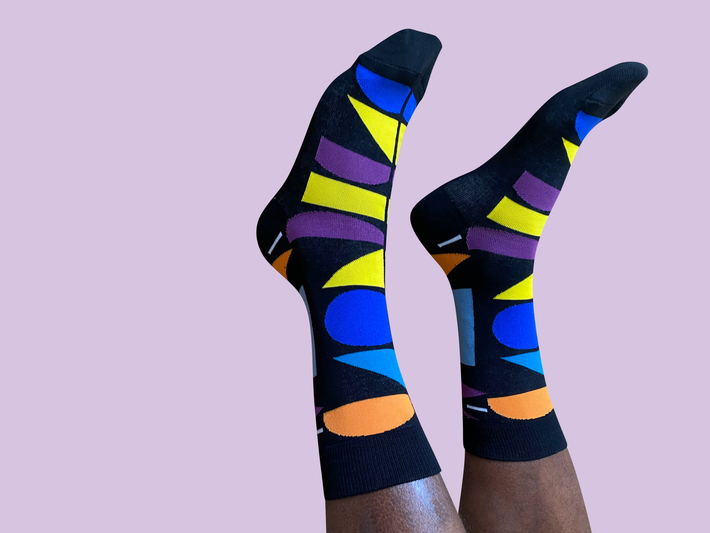Ma'Ndebele - Bamboo Sock - Black Multi Color