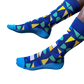 Made of Many – Bambussocke – Blau, mehrfarbig