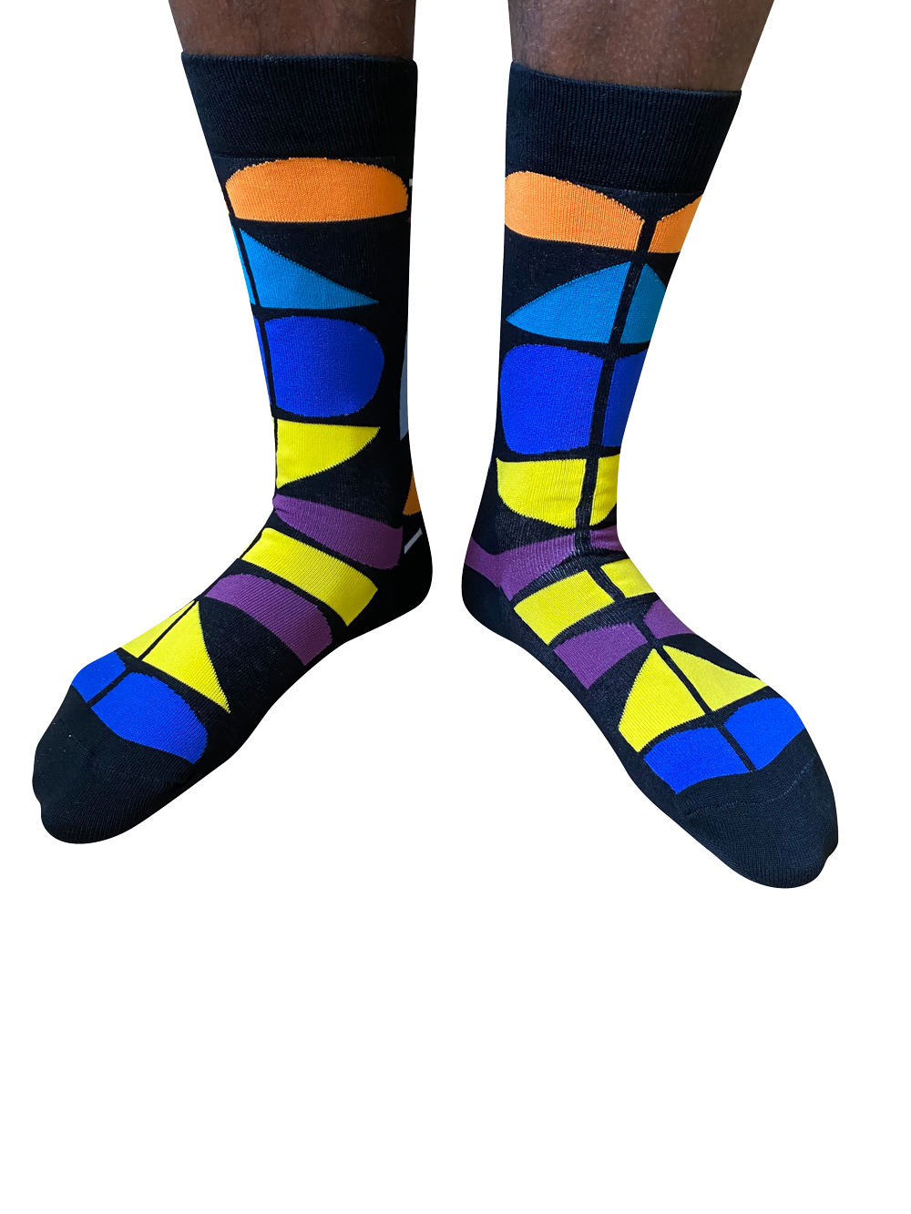 Ma'Ndebele - Bamboo Sock - Black Multi Color