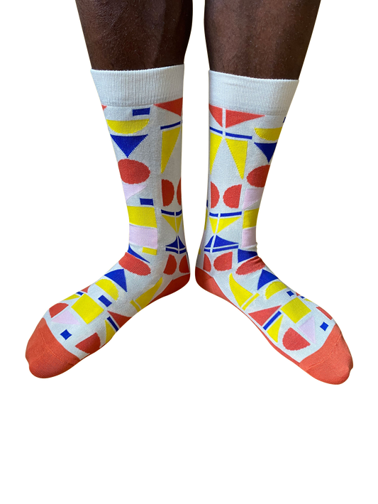 Made of Many - Bamboo Sock - Orange Yellow