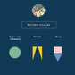 Made of Many – Bambussocke – Blau, mehrfarbig
