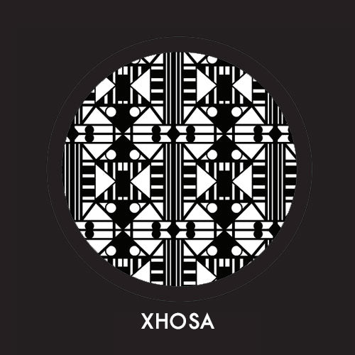 Xhosa - Chaussette Bambou - Noir Blanc